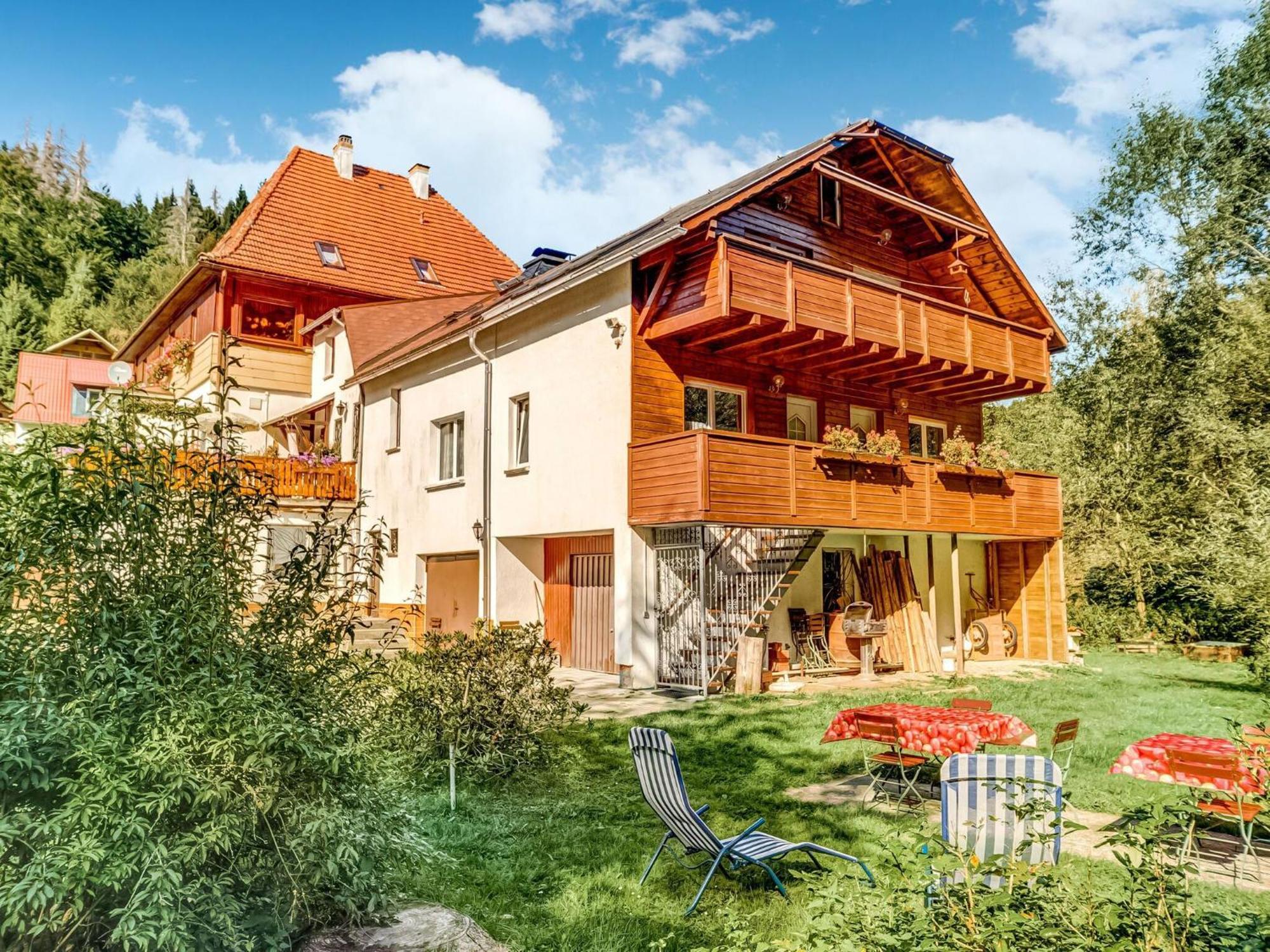 Gießübel Apartment Thuringian Forest With Balcony מראה חיצוני תמונה